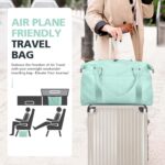 Travel Duffle Bag, Waterproof Weekender Bag Carry On Tote Bags for Women, Travel Essentials Sport Gym Bag for Men, Hospital Bag for Labor and Delivery, Overnight Bag Luggage Bag with Trolley Sleeve - Image 2